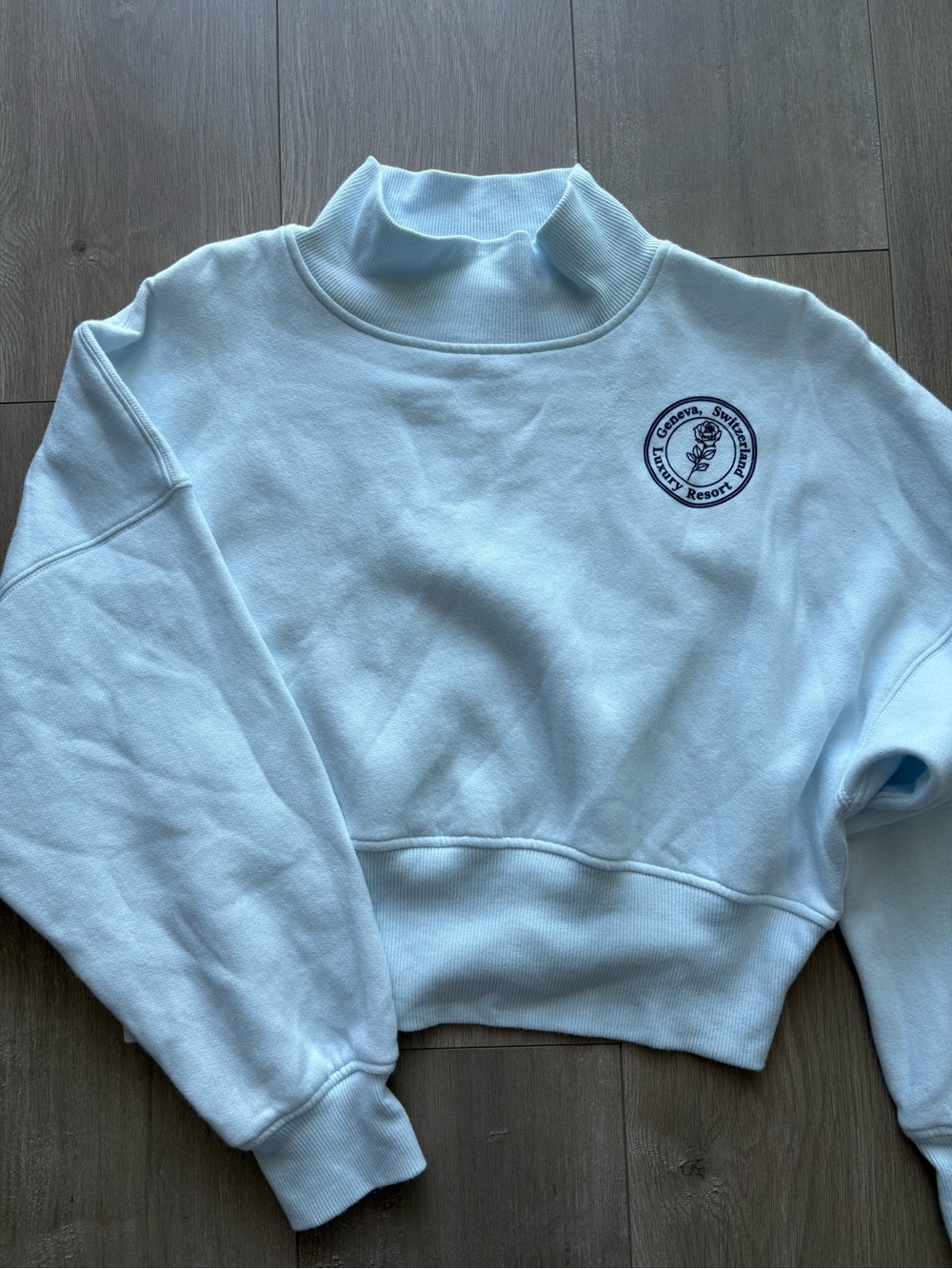 Wild fable Cropped Mock Neck Sweatshirt